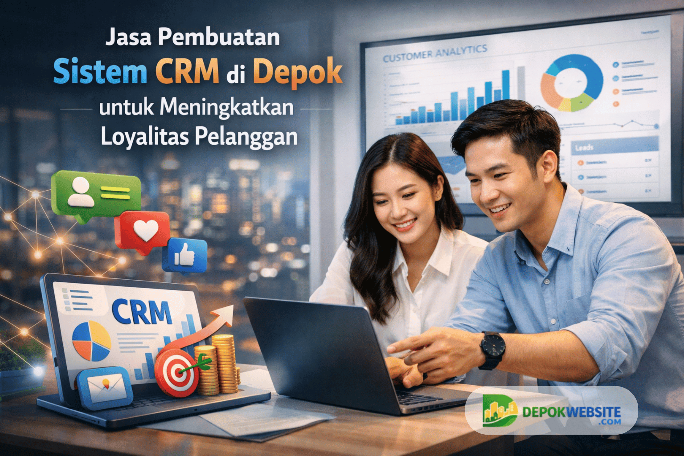 Jasa Pembuatan Sistem CRM di Depok
